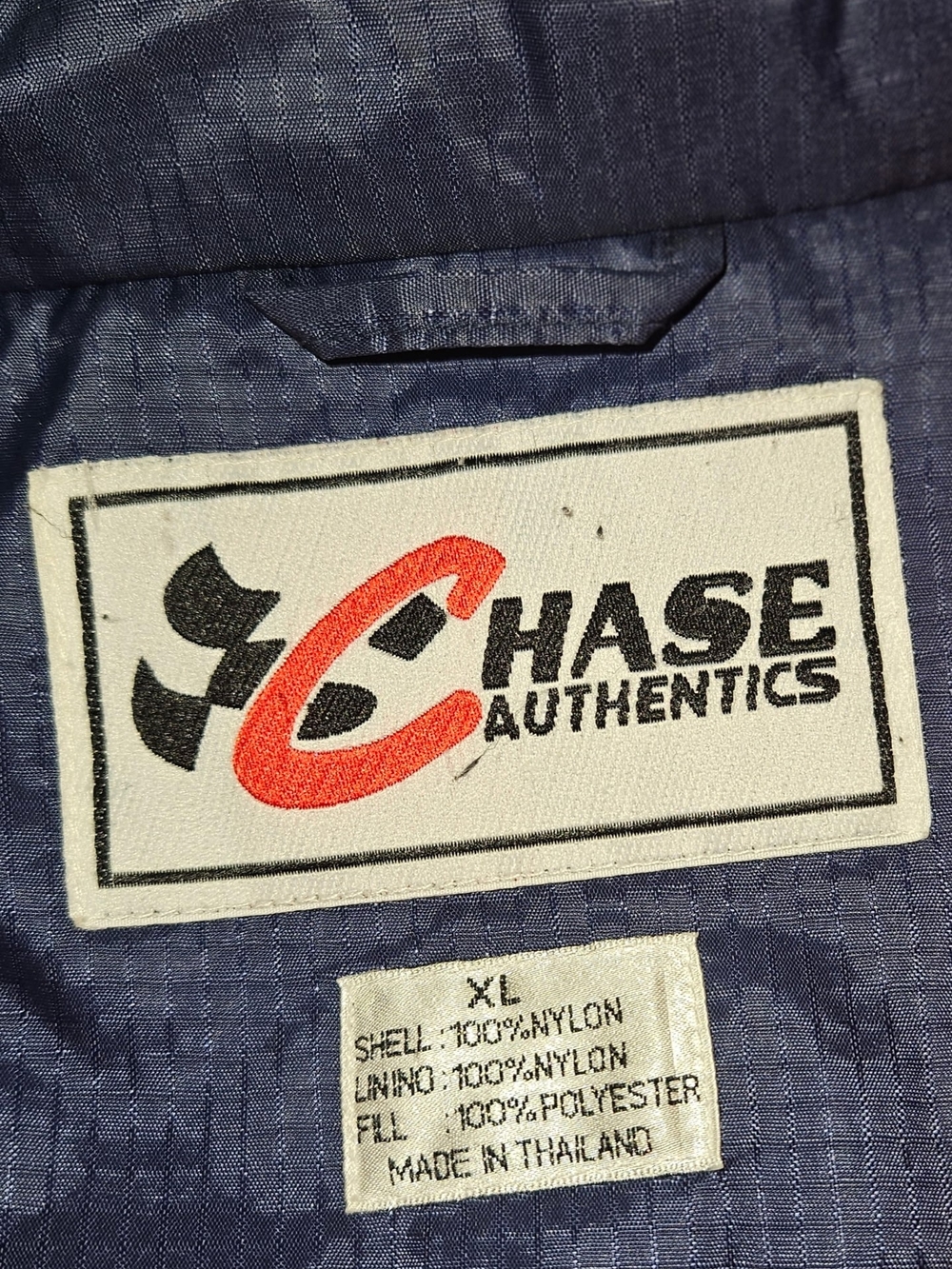 Chase Authentics Red and Navy NASCAR Racing Jacket - Picture 3 of 11